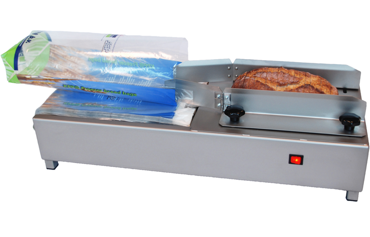 Automatic Bread Slicing Machine with pocket blower